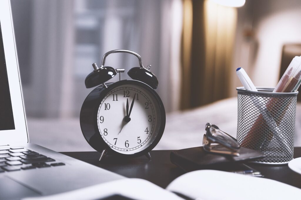 Alarm Clock on the table