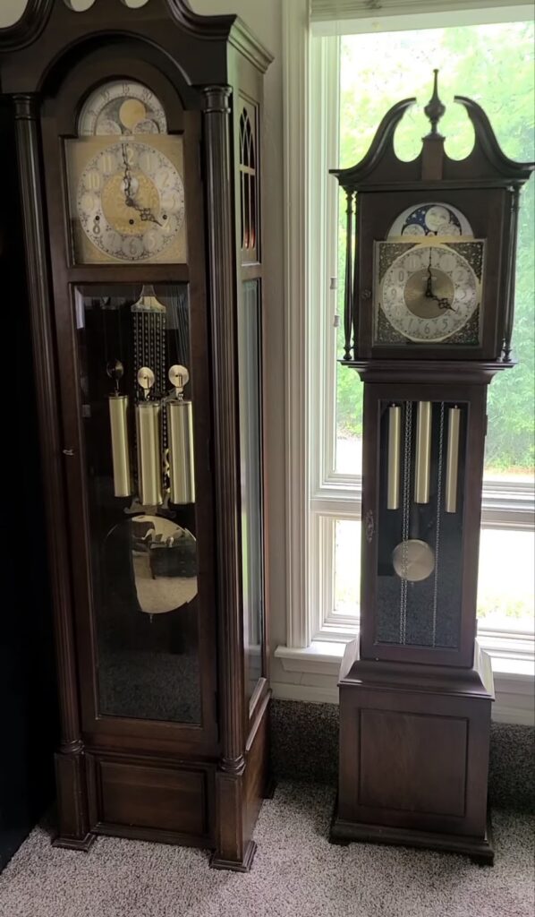 Grandfather Clock and Grandmother Clock